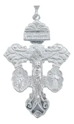Dije Cruz Perdón San Benito Plata 925 Artesanal Mexicana - Imagen 2