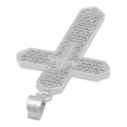 Dije Cruz Plata .925 con Zirconia para Hombre - Imagen 5
