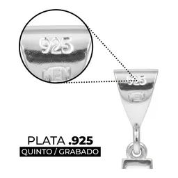 Dije Cruz Plata 925 con Zirconia Unisex Elegante - Imagen 3