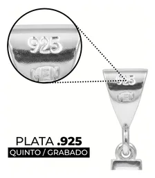 Dije Cruz Plata 999 con Zirconia Unisex Elegante - Imagen 3
