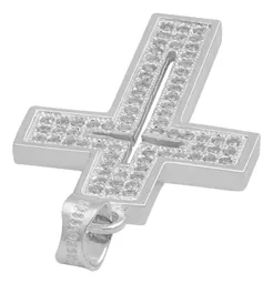 Dije Cruz Plata 925 Zirconia Brillante para Hombre - Imagen 5