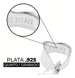 Dije Cruz Plata Esterlina 925 Diamantada Grande para Hombre y Mujer - Imagen 3