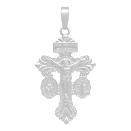 Dije Cruz San Benito Plata 925 Protección Espiritual Tradicional - Imagen 1
