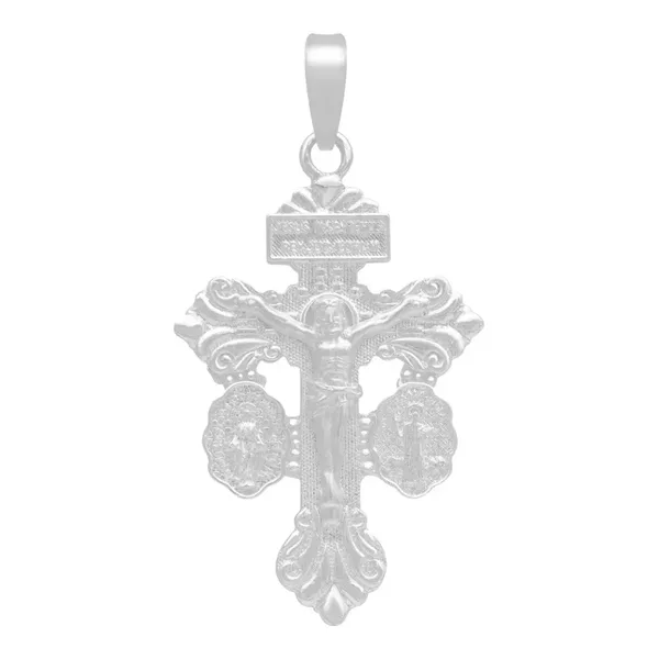 Dije Cruz San Benito Plata 925 Protección Espiritual Tradicional - Imagen 1