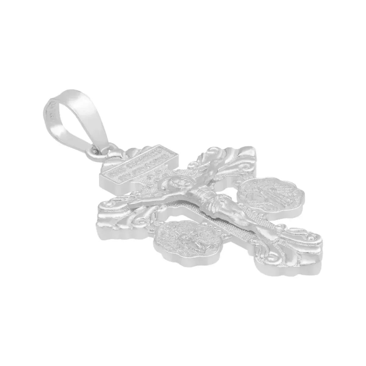 Dije Cruz San Benito Plata 925 Protección Espiritual Tradicional - Imagen 3