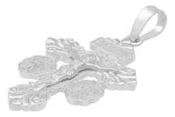 Dije Cruz San Benito Plata 925 Protección Espiritual Tradicional - Imagen 4