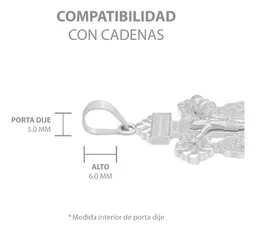 Dije Cruz San Benito Plata 925 Protección Espiritual Tradicional - Imagen 6