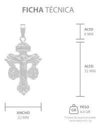 Dije Cruz San Benito Plata 925 Protección Espiritual Tradicional - Imagen 7