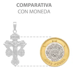 Dije Cruz San Benito Plata 925 Protección Espiritual Tradicional - Imagen 8