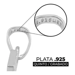 Dije Cruz San Judas Plata .925 con Zirconia - Imagen 3