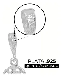 Dije Cruz Santísima Trinidad Plata 925 Doble Halo con Zirconia - Imagen 3