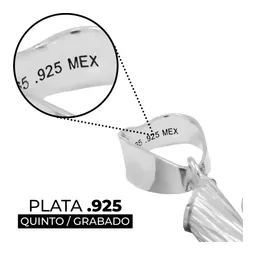 Dije Cruz Tubular Cristo Diamantado Plata 925 - Imagen 3