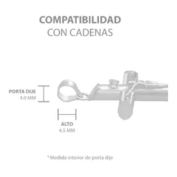 Dije Cruz Tubular Plata 925 Lisa para Hombre - Imagen 6