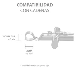 Dije Cruz Tubular Plata 925 Lisa para Hombre - Imagen 6