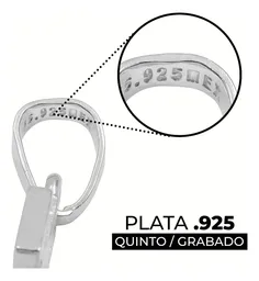 Dije Cruz Virgen Guadalupe Plata 925 Zirconias - Imagen 3