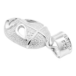 Dije de Plata .925 Máscara de Luchador Acabado Pulido 30 mm - Imagen 5
