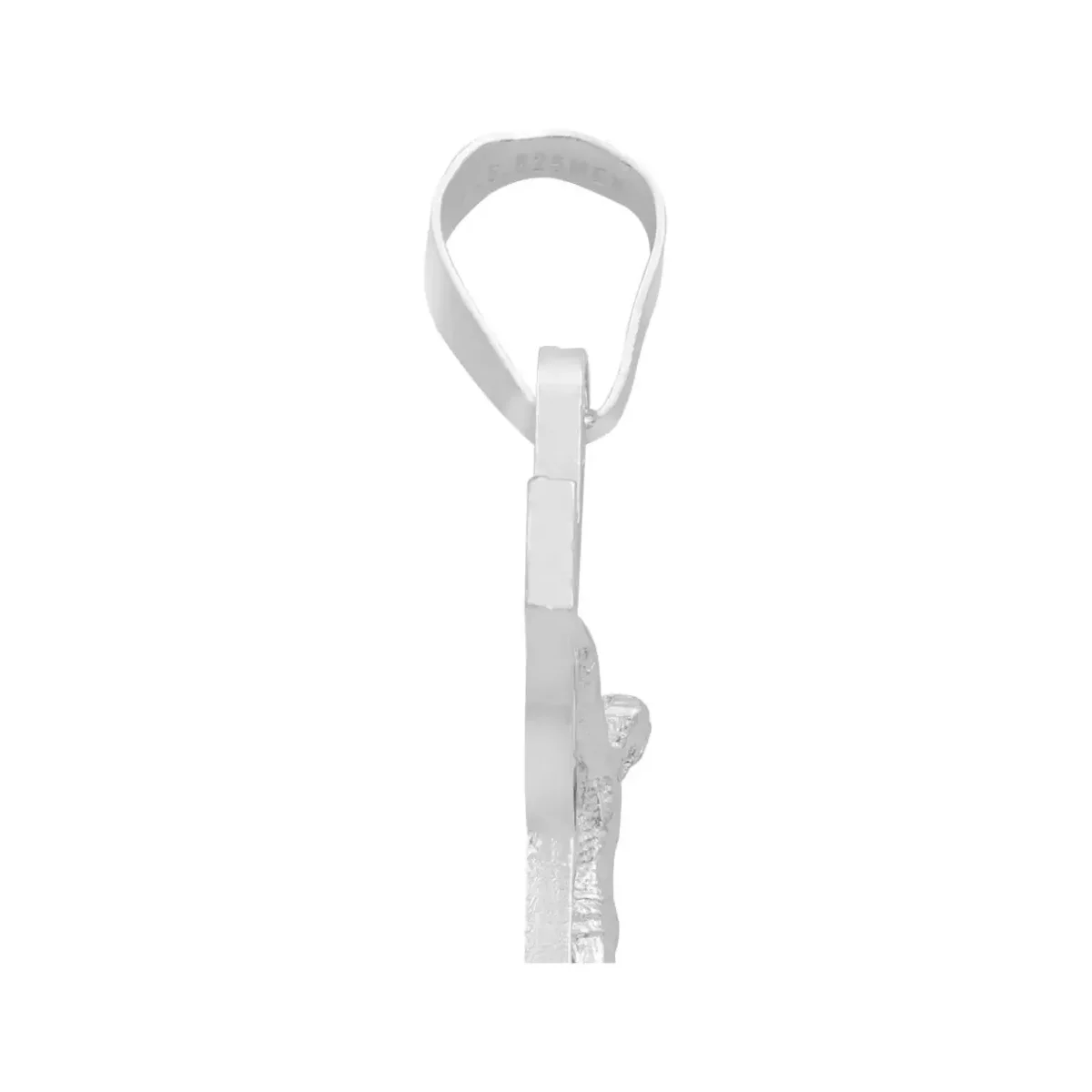 Dije Doble Vista Plata 925 Cruz Cristo San Benito Religioso Unisex - Imagen 5