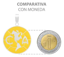 Dije Escudo Club America Plata 925 Esmaltado - Imagen 8