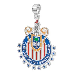 Dije Esmaltado Chivas Guadalajara Plata .925 - Imagen 2