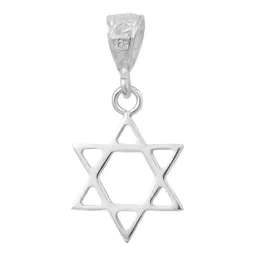 Dije Estrella de David Vaciada Plata Ley .925 para Hombre - Imagen 3