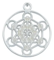 Dije Estrella de Metatrón Plata 925 con Zirconia Transparente - Imagen 2