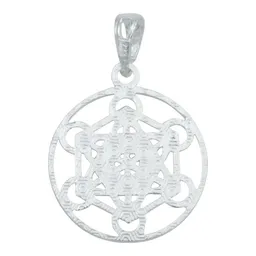 Dije Estrella de Metatrón Plata 925 con Zirconia Transparente - Imagen 3