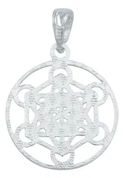 Dije Estrella de Metatrón Plata 925 con Zirconia Transparente - Imagen 3