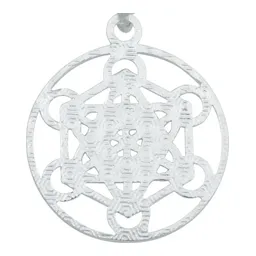 Dije Estrella de Metatrón Plata 925 con Zirconia Transparente - Imagen 4