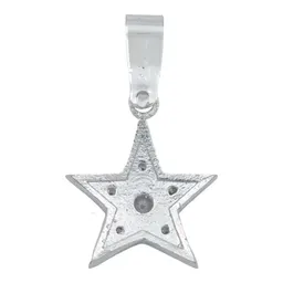 Dije Estrella Plata 925 con Zirconias Blancas - Imagen 3