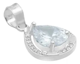 Dije Gota Plata 925 con Zirconias Transparentes para Dama - Imagen 4