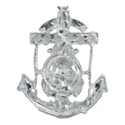 Dije Jesús Malverde Ancla Plata 925 con Zirconia Transparente - Imagen 4
