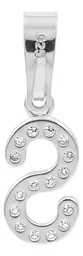 Dije Letra Inicial Plata 925 con Zirconia para Mujer - Imagen 2
