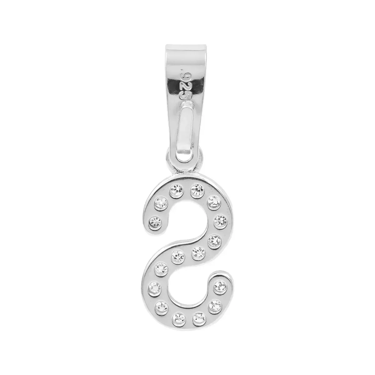 Dije Letra Inicial Plata 925 con Zirconia para Mujer - Imagen 2