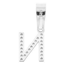 Dije Letra Inicial Plata 925 con Zirconia Transparente - Imagen 2