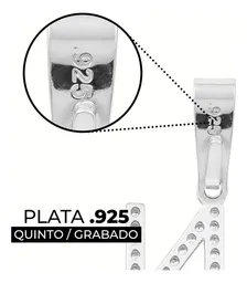 Dije Letra Inicial Plata 925 con Zirconia Transparente - Imagen 3