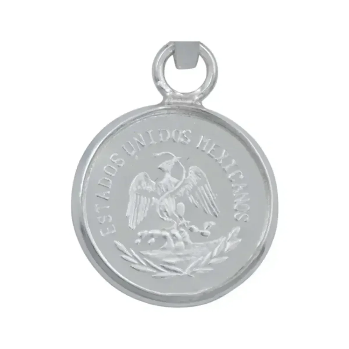 Dije Medalla Centenario Ángel Plata 999 con Zirconia - Imagen 4