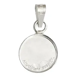 Dije Medalla Espíritu Santo Plata 999 Religiosa Artesanal Unisex - Imagen 2