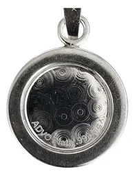 Dije Medalla Espíritu Santo Plata Ley .999 con Zirconia - Imagen 4