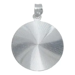 Dije Medalla Sagrado Corazón Plata 925 Diamantada Grande - Imagen 3