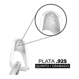 Dije Medalla San Benito Doble Halo Plata fina 999 con Zirconia - Imagen 3
