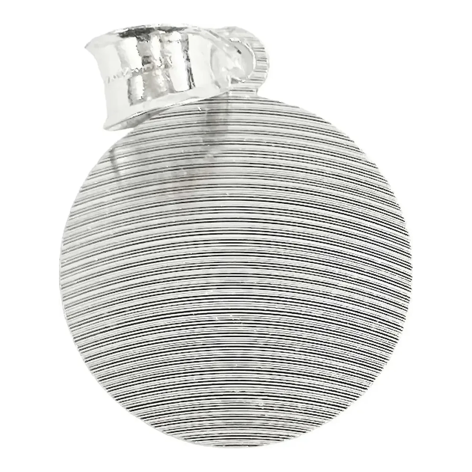 Dije Medalla San Judas Tadeo de Plata .925 Diamantada 24x17 mm - Imagen 3