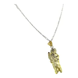Dije Medalla San Judas Tadeo Oro 10k Troquelado para Collar - Imagen 4