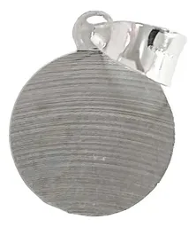 Dije Medalla San Judas Tadeo Plata .925 Acabado Diamantado Modelo 1336 - Imagen 2