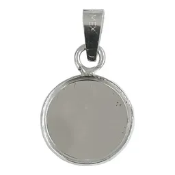 Dije Medalla San Judas Tadeo Plata 999 Acabado Pulido Diseño Religioso - Imagen 2