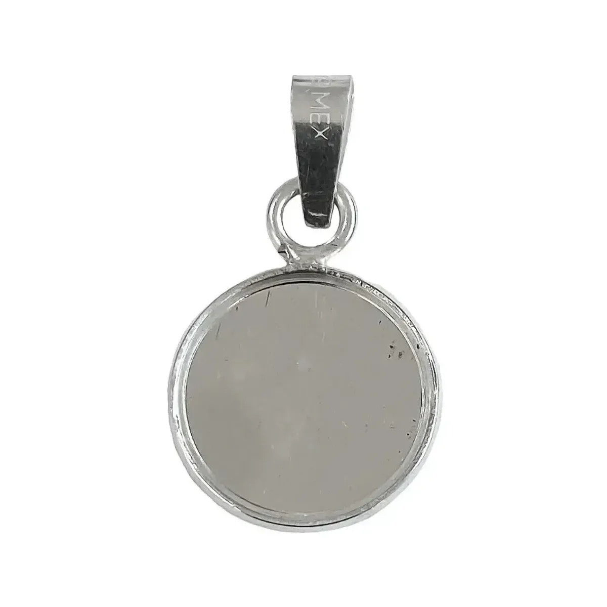 Dije Medalla San Judas Tadeo Plata 999 Acabado Pulido Diseño Religioso - Imagen 2