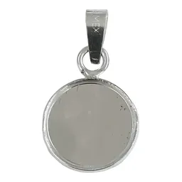 Dije Medalla San Judas Tadeo Plata 999 Acabado Pulido Diseño Religioso - Imagen 4