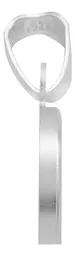 Dije Medalla San Judas Tadeo Plata .925 con Zirconia Blanca - Imagen 5