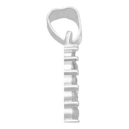 Dije Medalla San Judas Tadeo Plata .925 con Zirconia Transparente - Imagen 5