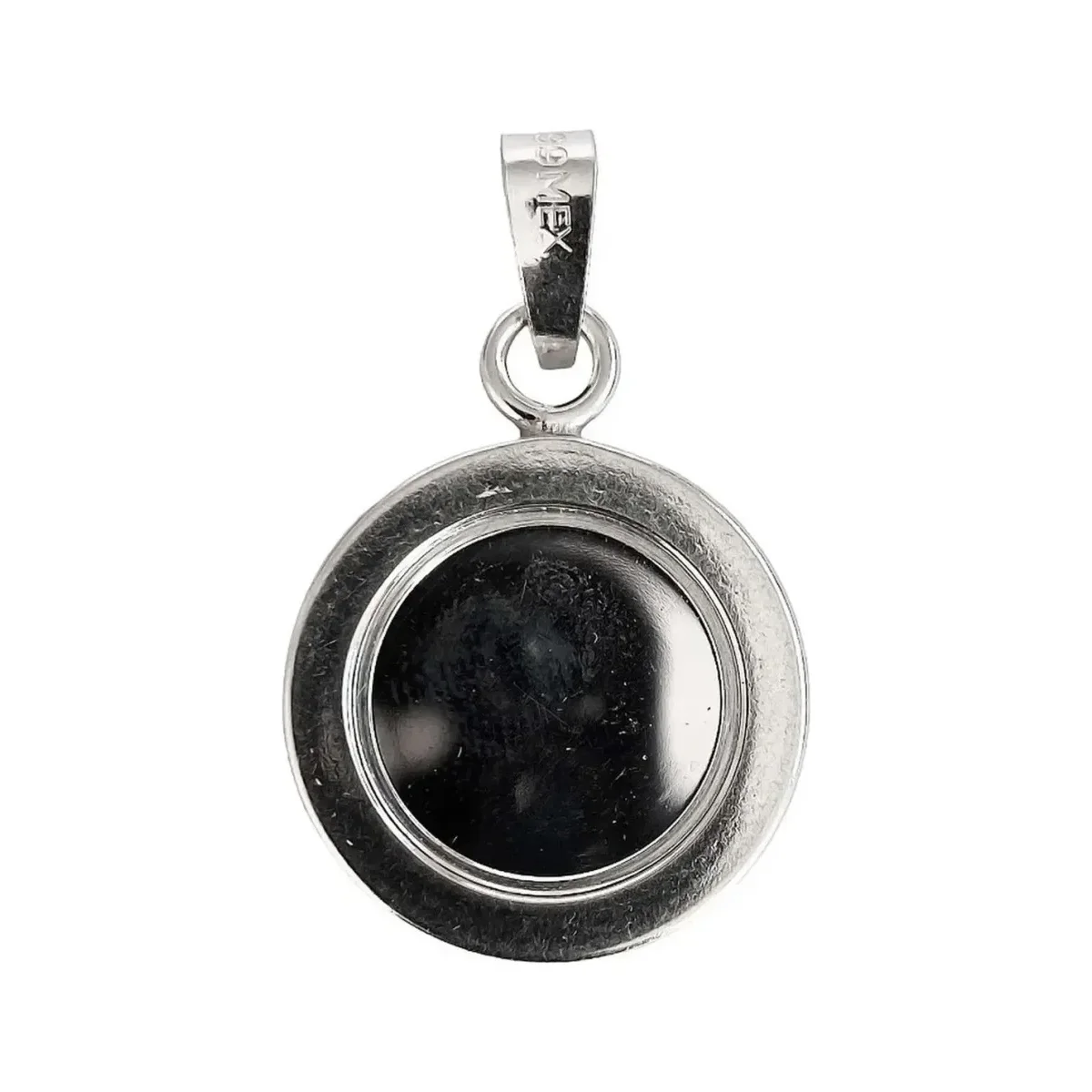 Dije Medalla San Judas Tadeo Plata 999 con Zirconias - Imagen 2