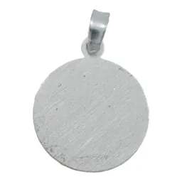 Dije Medalla San Judas Tadeo Plata 925 Diamantada Joyería Religiosa - Imagen 3